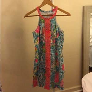 NWT Lilly Pulitzer Shift/Dress 00-  Ugotta Regatta